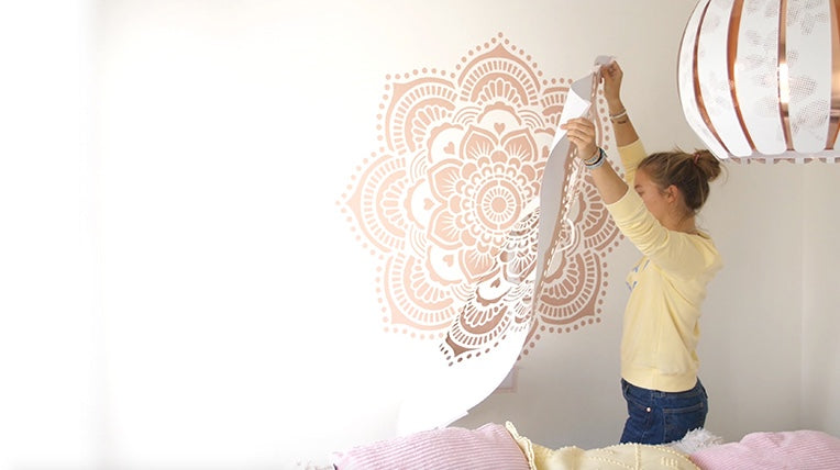 Create your own large mandala template.
