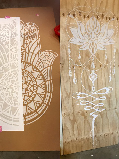 Two new large wall tattoos.