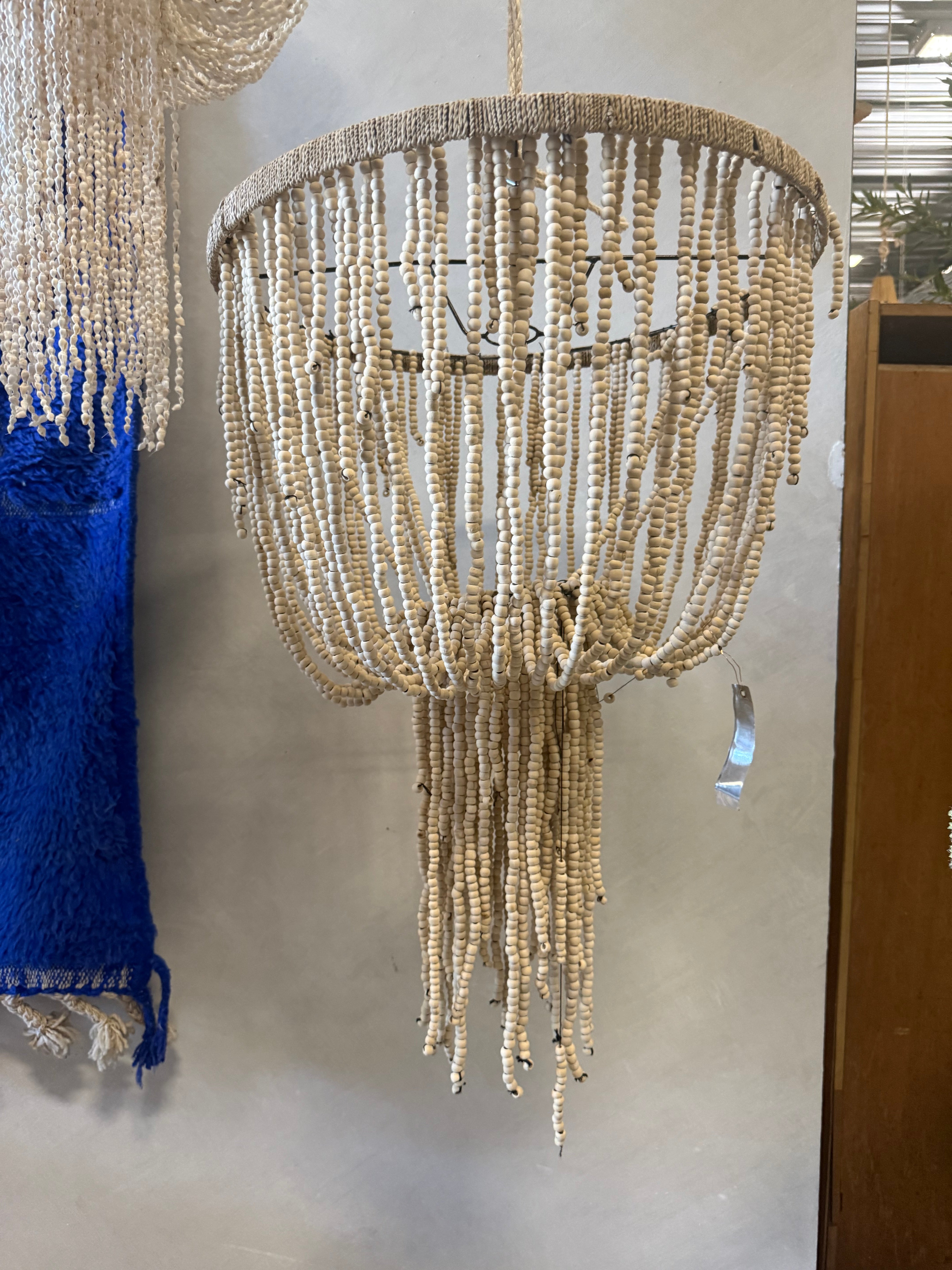 Houten Kralen Hanglamp | Naturel & Sfeervol Design
