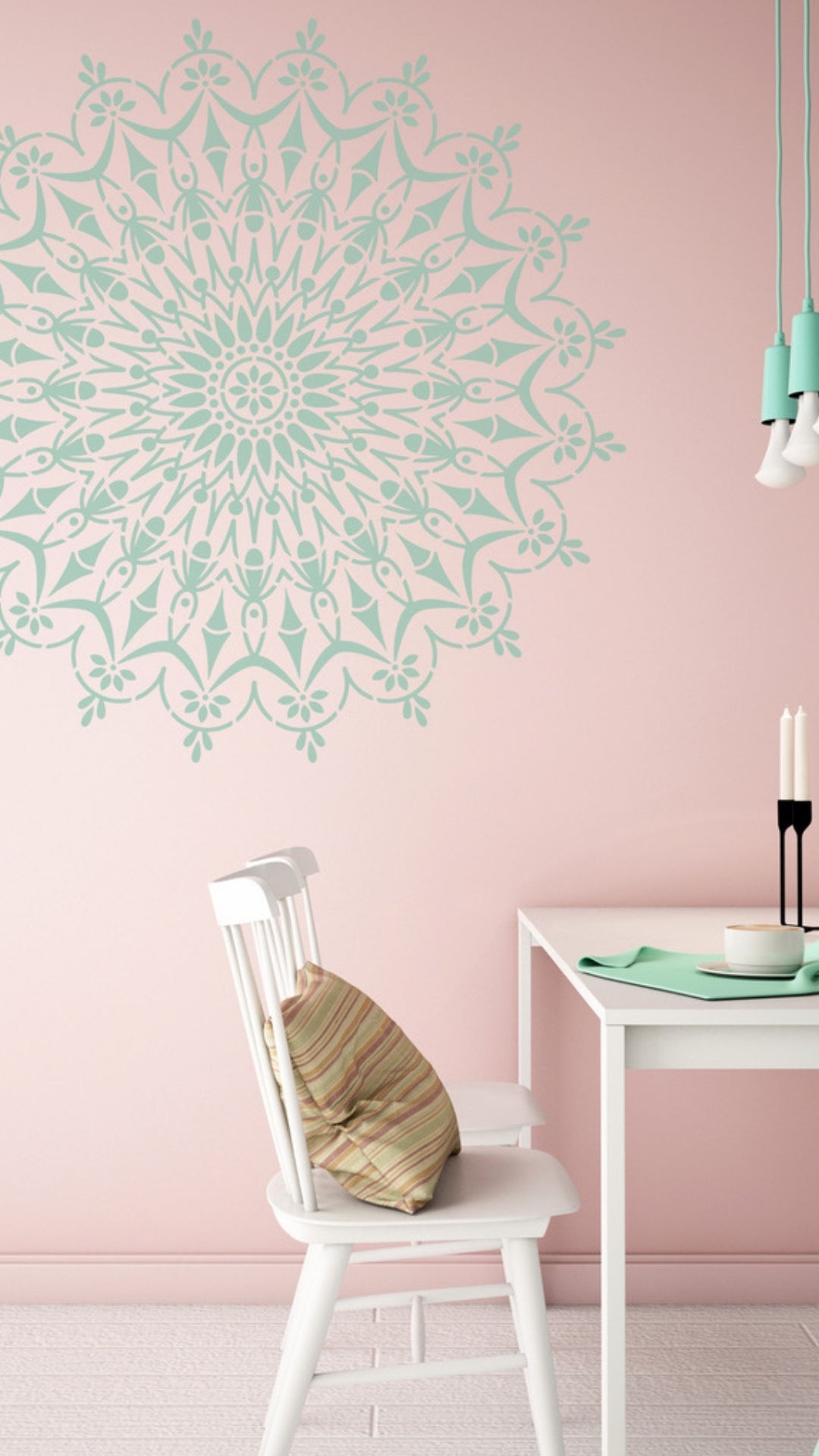 Circle of Life - XL Mandala Stencil - 130 cm