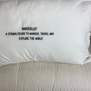 Linnen Pillow + Filling | Wanderlust | White