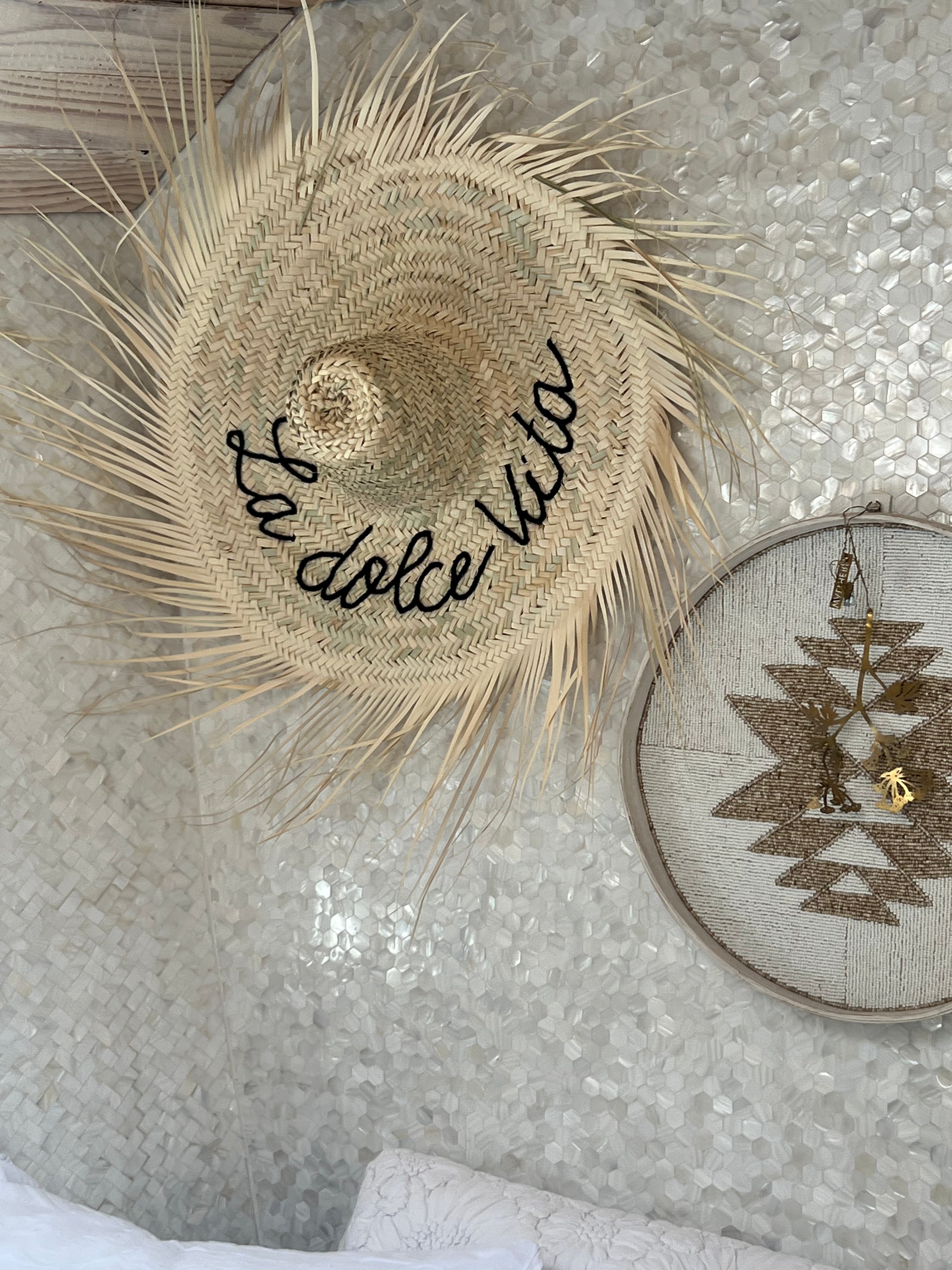 Wall Decoration Hat - La Dolce Vita