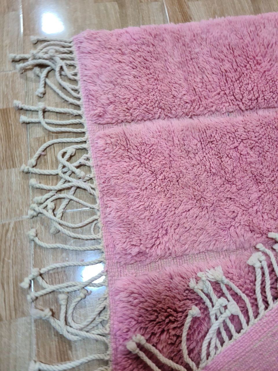 Berber pinky vibes - 100% Wol | 260  x 160 cm - er is er maar één van in de hele wereld