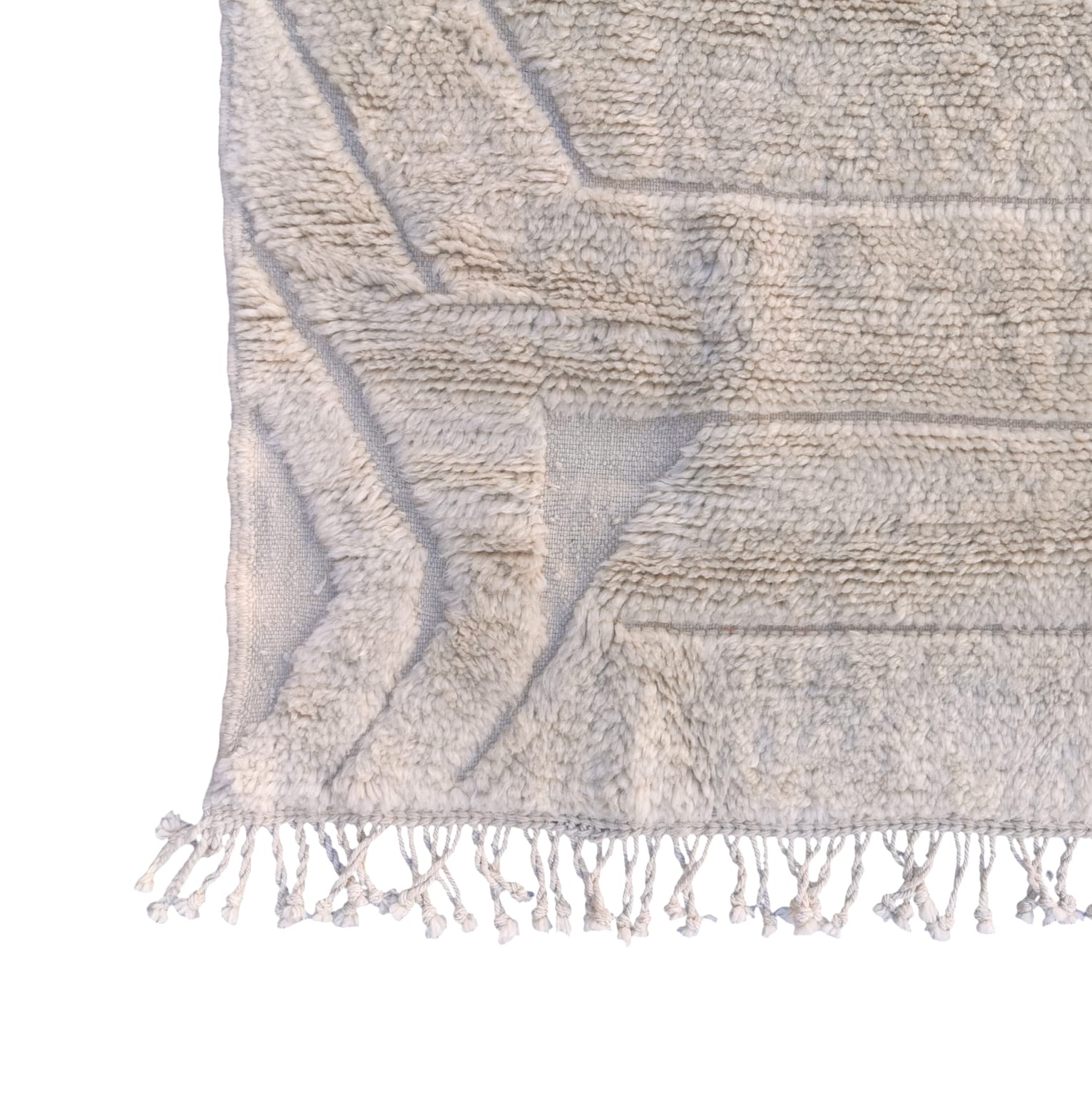 100% wollen kleed - 300 x 200 cm - creme offwhite