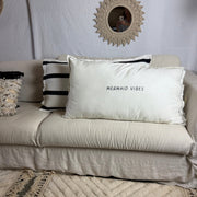 Linnen Pillow + Filling | Mermaid Vibes | White