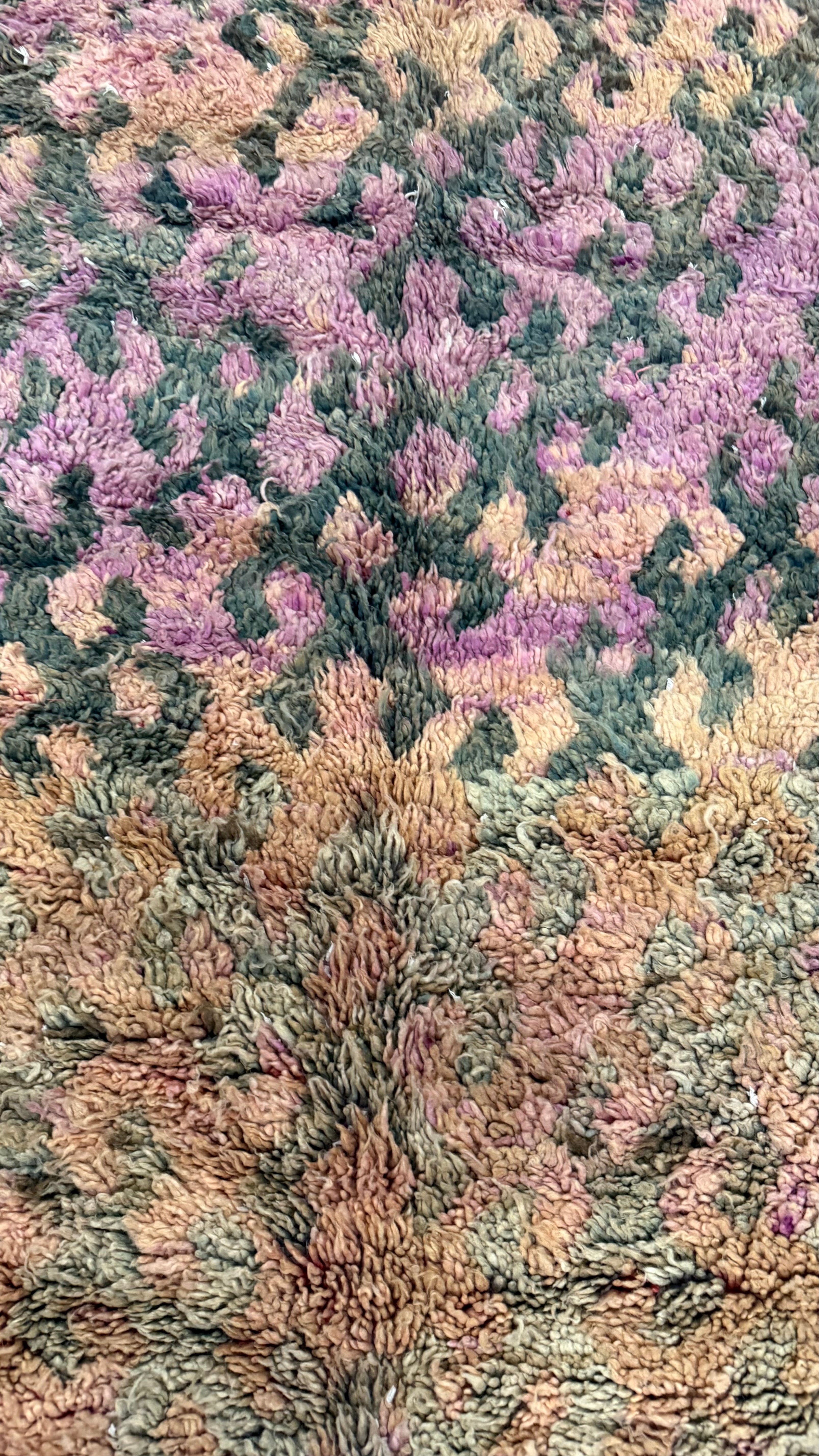 Uniek vintage berber tapijt met traditionele motieven