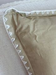 Linnen kussen + binnenkussen | Get Into The Groove | Naturel