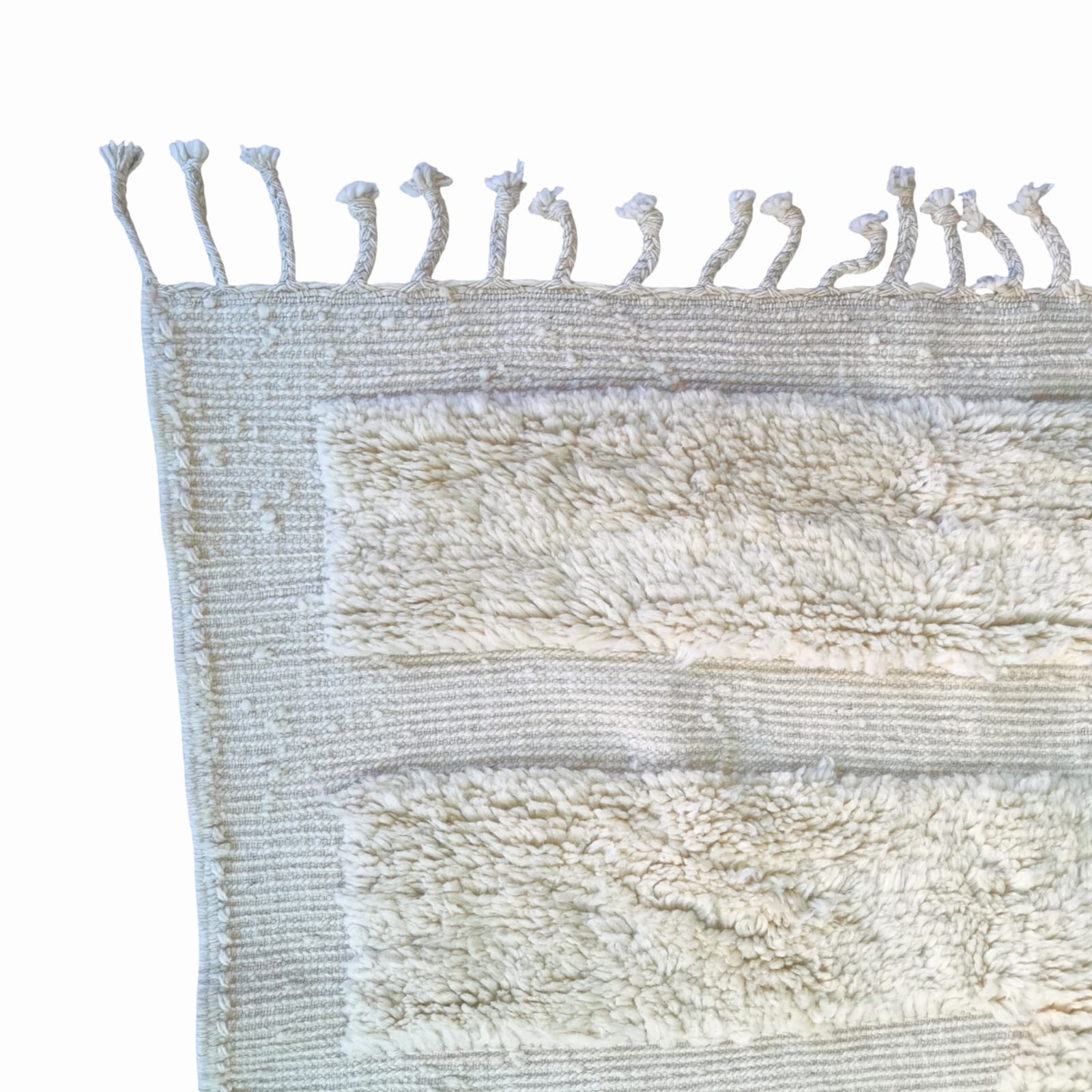 100% wollen kleed - 300 x 200 cm - creme offwhite