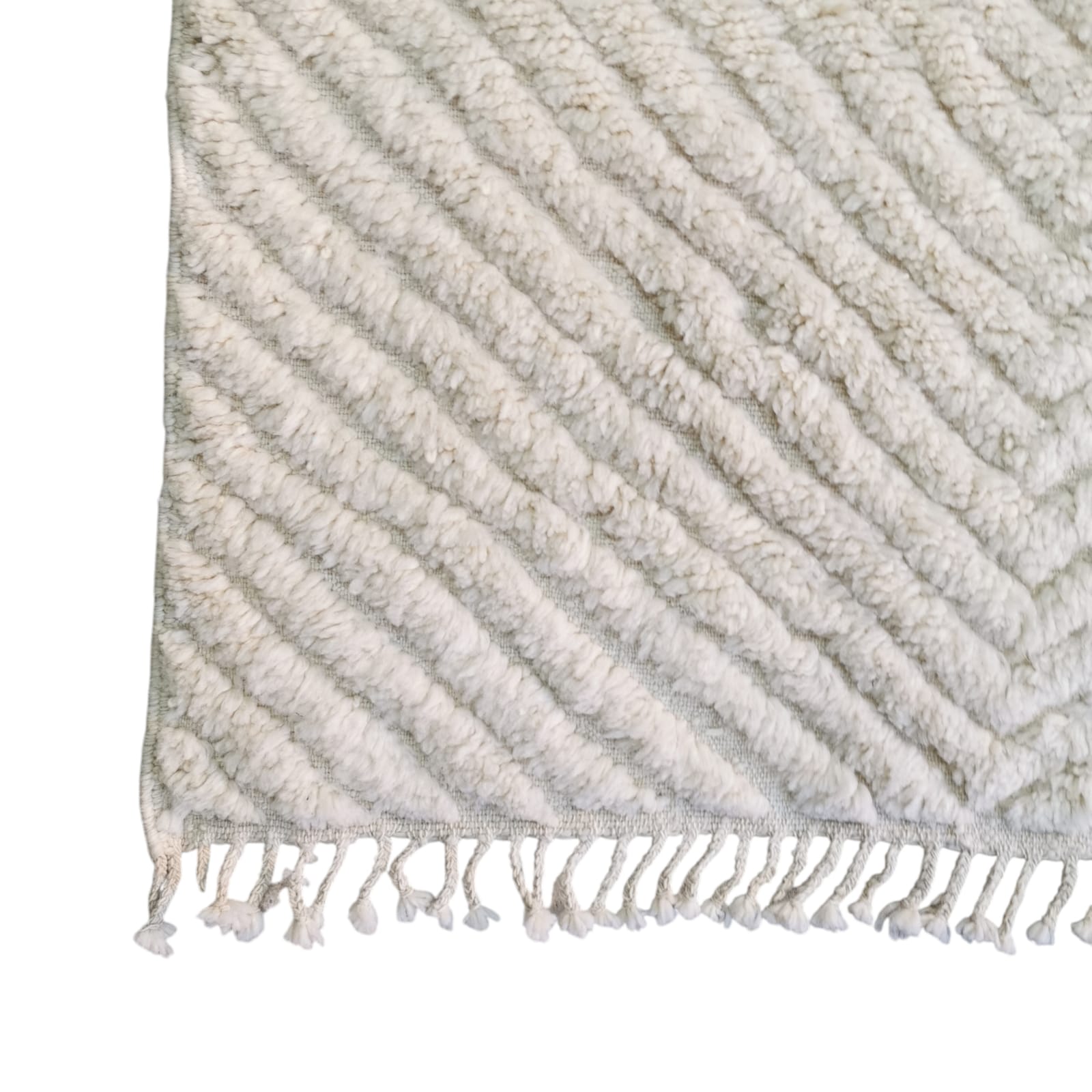 100% wollen kleed - 300 x 200 cm - creme offwhite