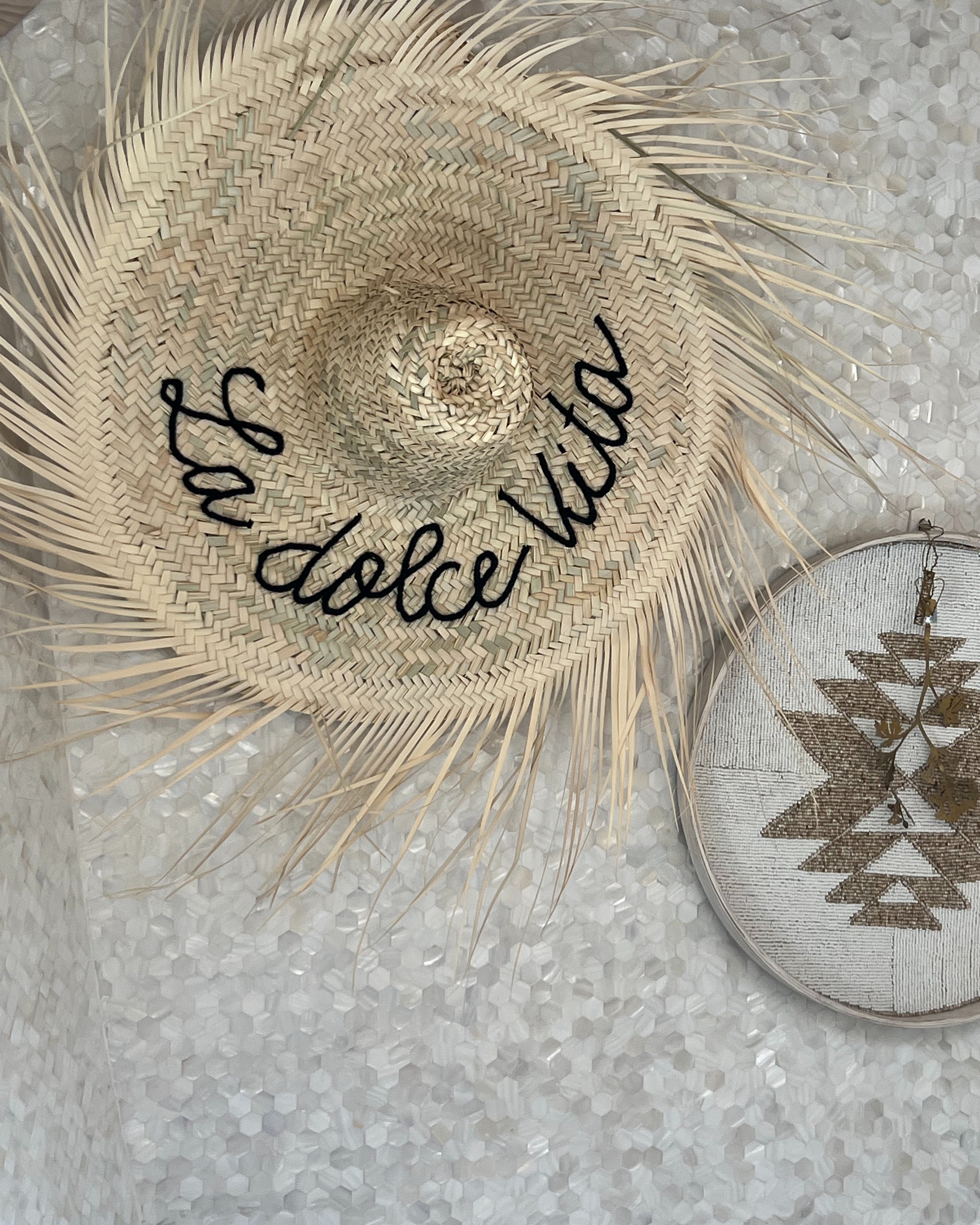 Wall Decoration Hat - La Dolce Vita