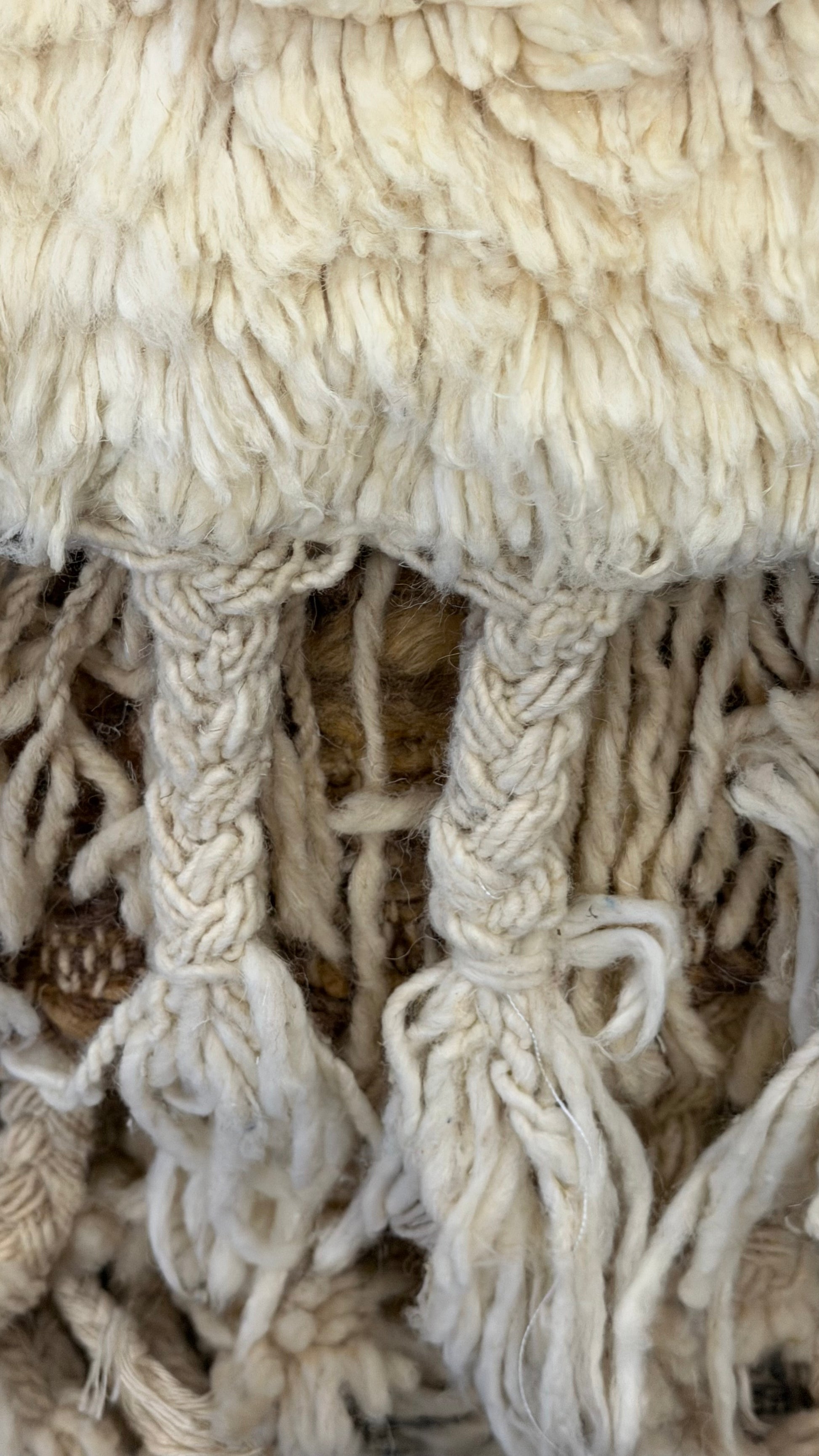 Tafraout · Handgeknoopt Wollen Vloerkleed · 234 x 145 cm · Gebroken Wit – weergave 2