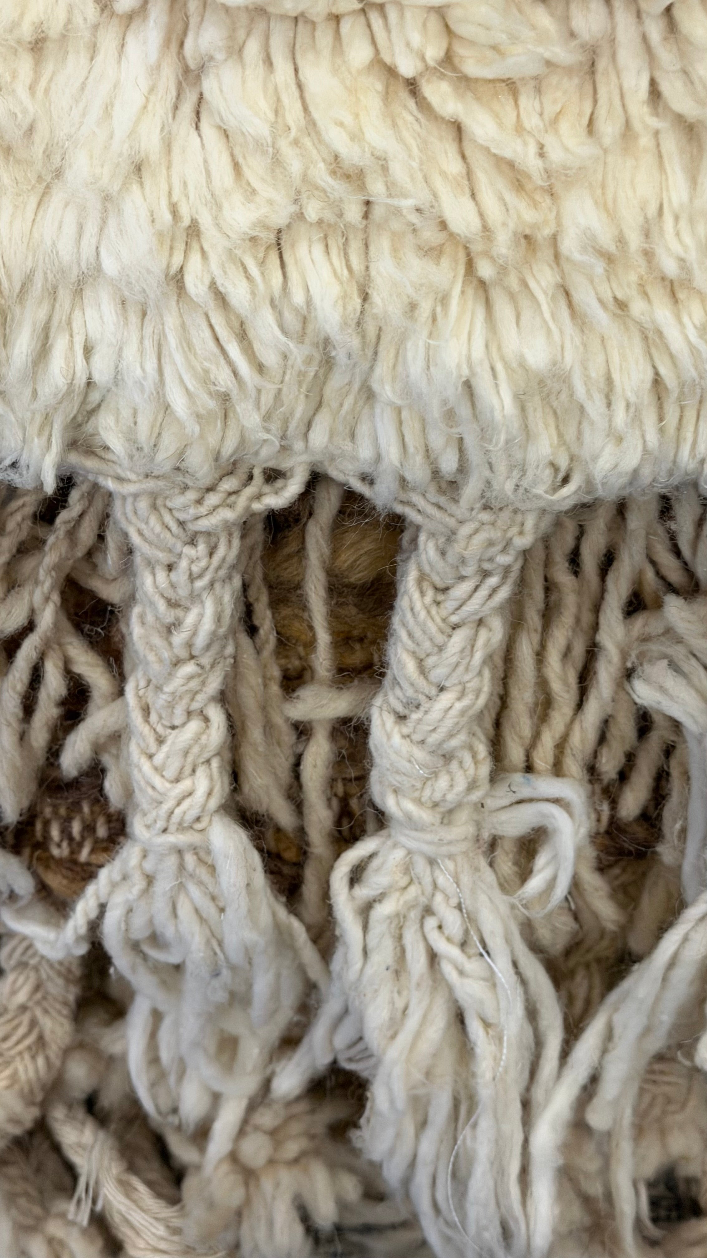 Tafraout · Handgeknoopt Wollen Vloerkleed · 234 x 145 cm · Gebroken Wit – weergave 2