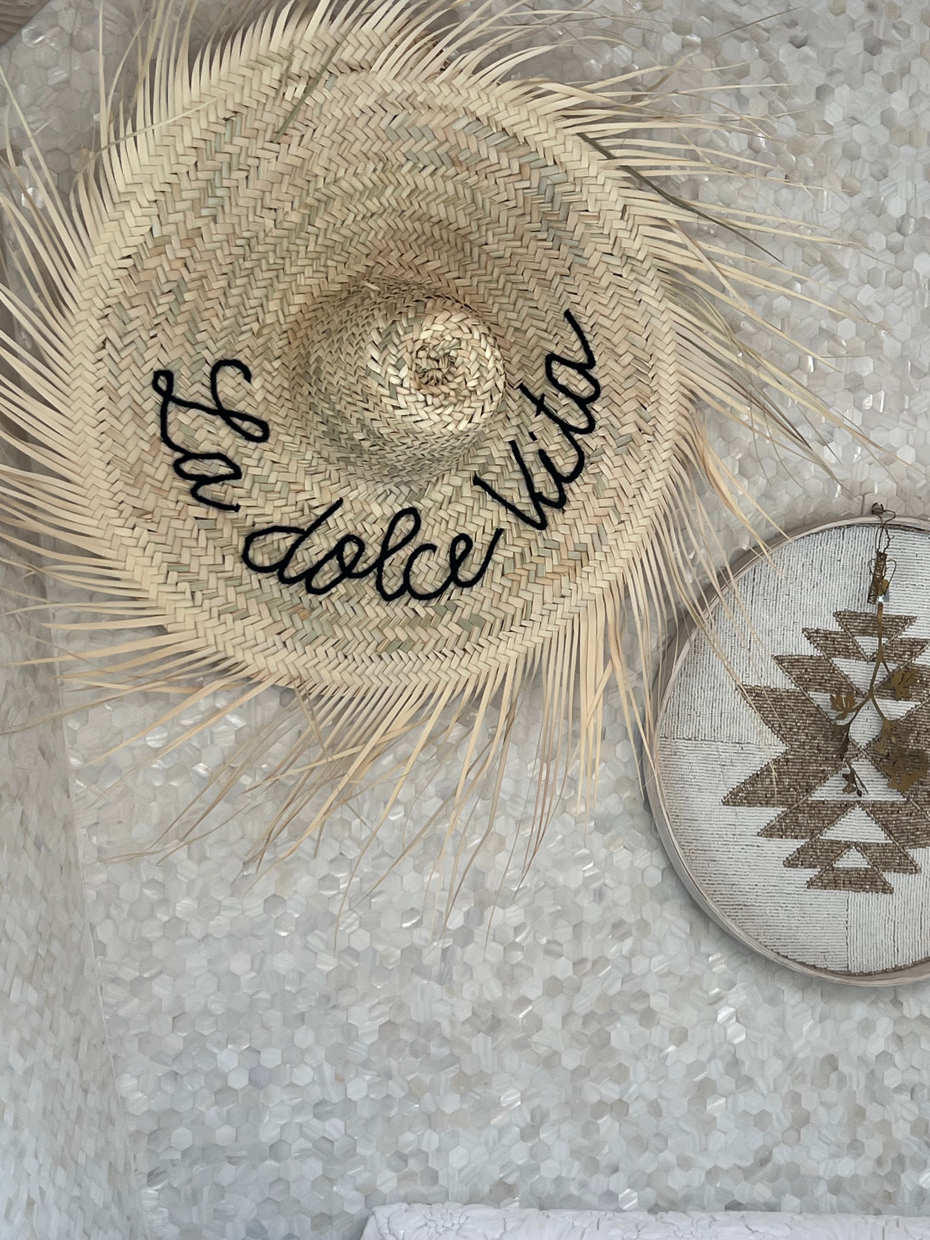 Wall Decoration Hat - La Dolce Vita