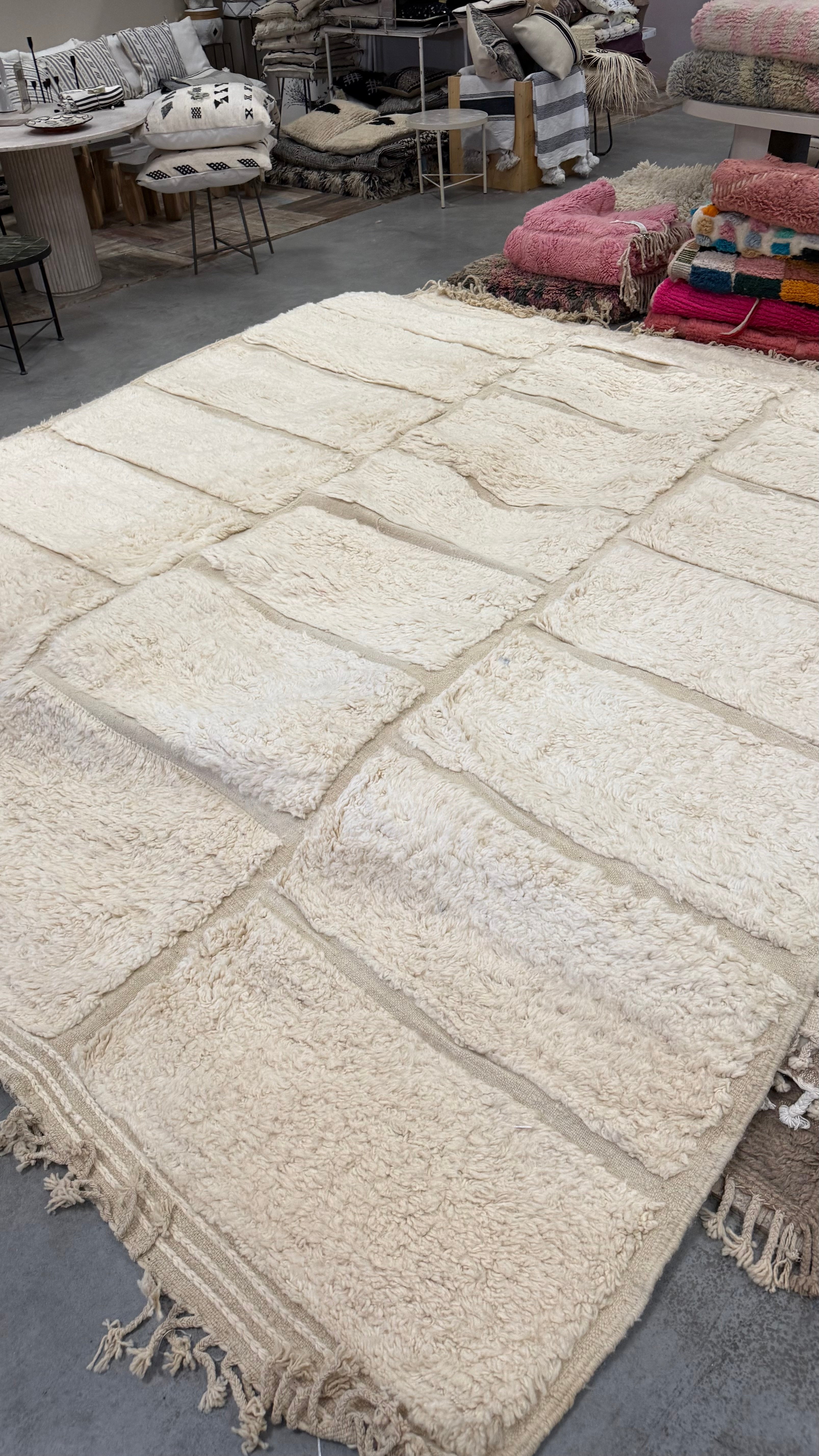 100% berber kleed -      4 x 3 meter - uniek exemplaar