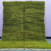 100% wollen kleed - 240 x 150 cm - groen