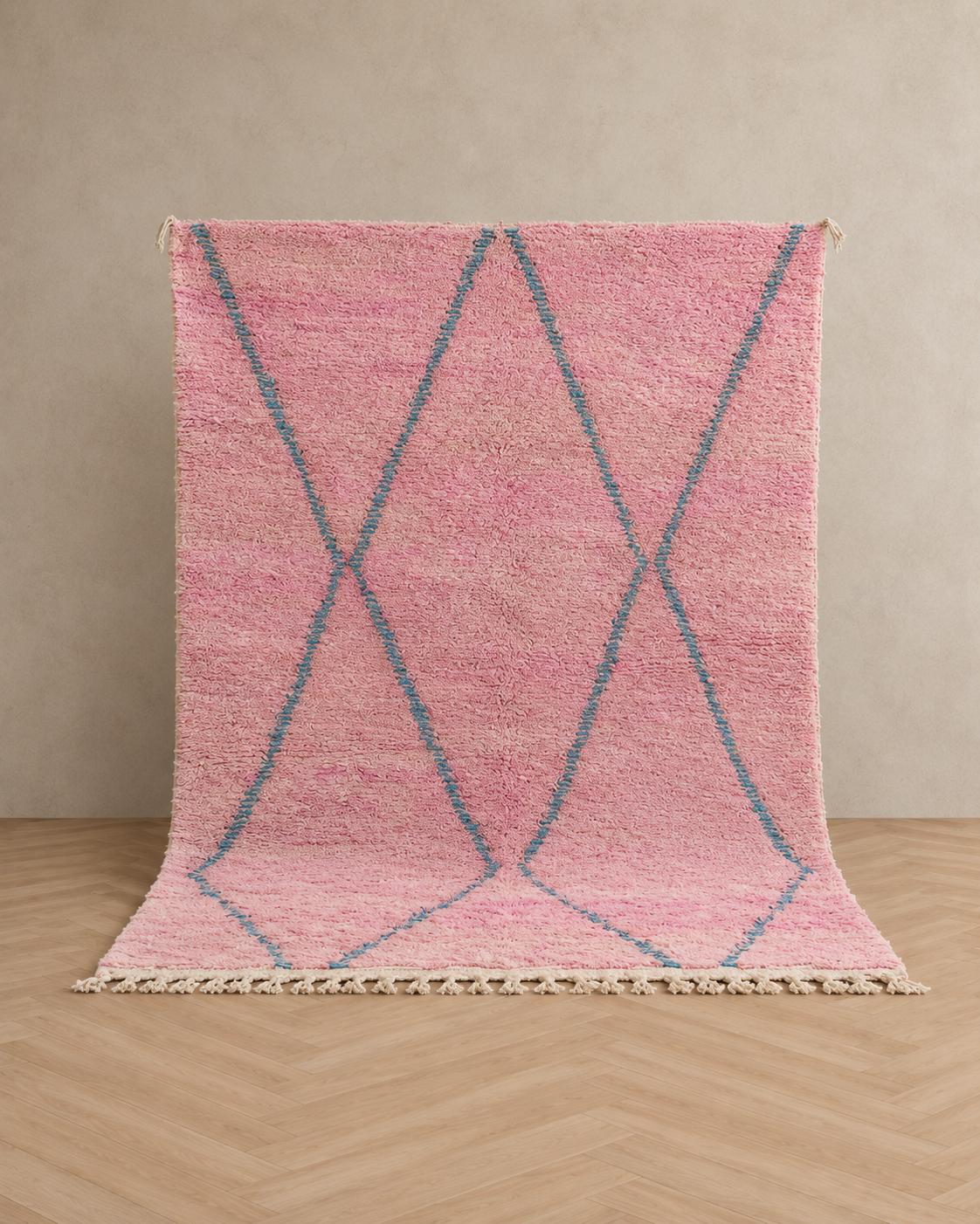 Kleed pinky vibes - 100% Wol | 260  x 155 cm - er is er maar één van in de hele wereld - nieuw binnen