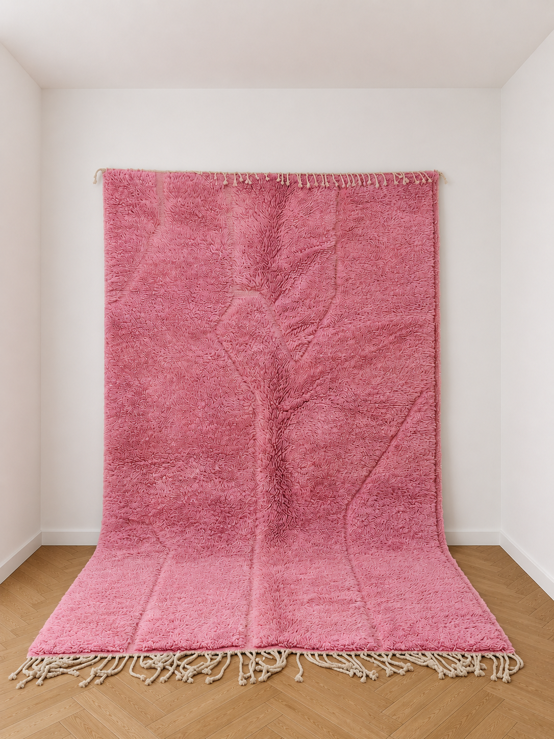 Berber pinky vibes - 100% Wol | 260  x 160 cm - er is er maar één van in de hele wereld