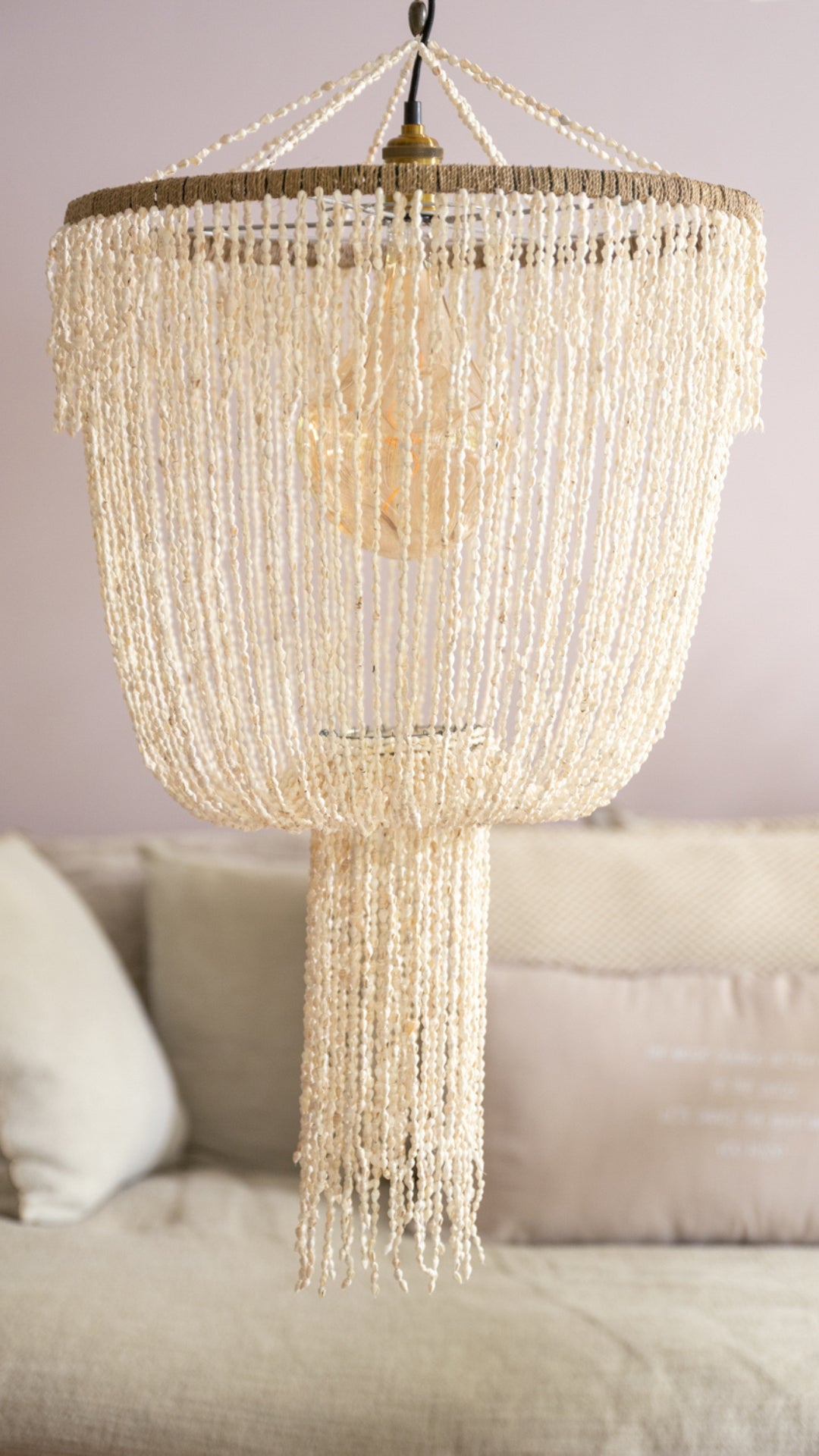 Shell Hanging Lamp - White | Shell