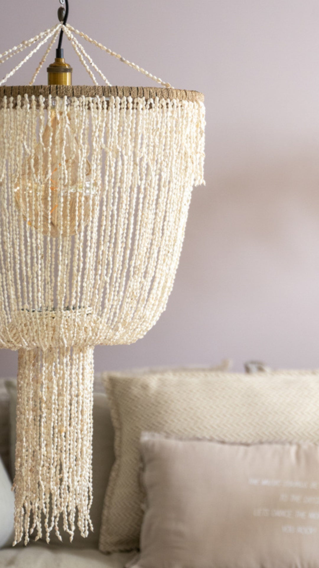 Shell Hanging Lamp - White | Shell