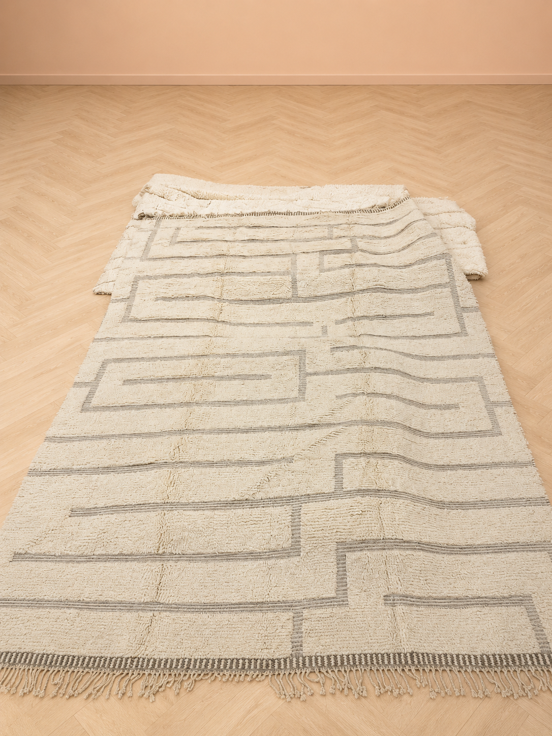 100% berber kleed -      4 x 3 meter - uniek exemplaar