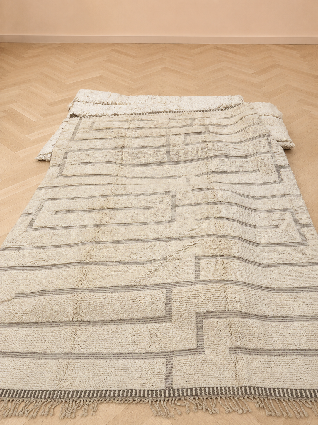 100% berber kleed -      4 x 3 meter - uniek exemplaar