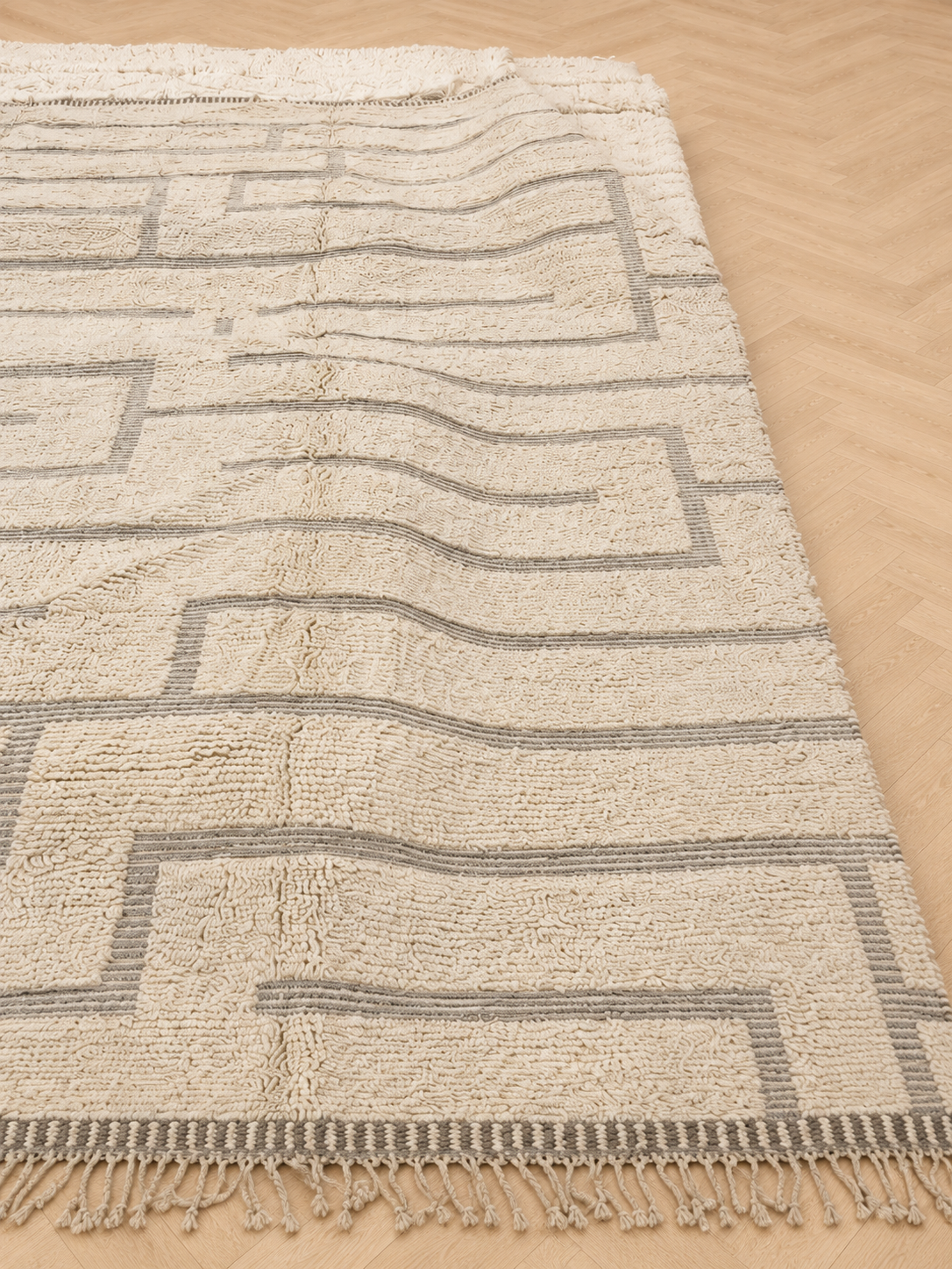 100% berber kleed -      4 x 3 meter - uniek exemplaar