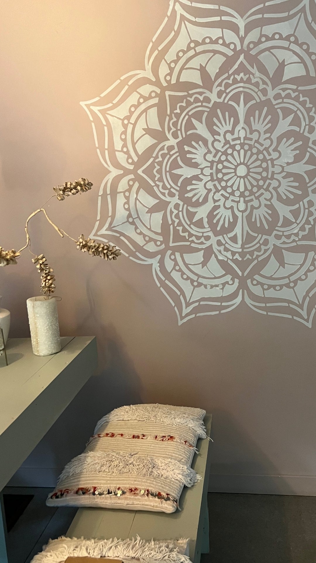 Holy Moly - XL Mandala Stencil - 130 cm - sjabloon XL - muur tattoo