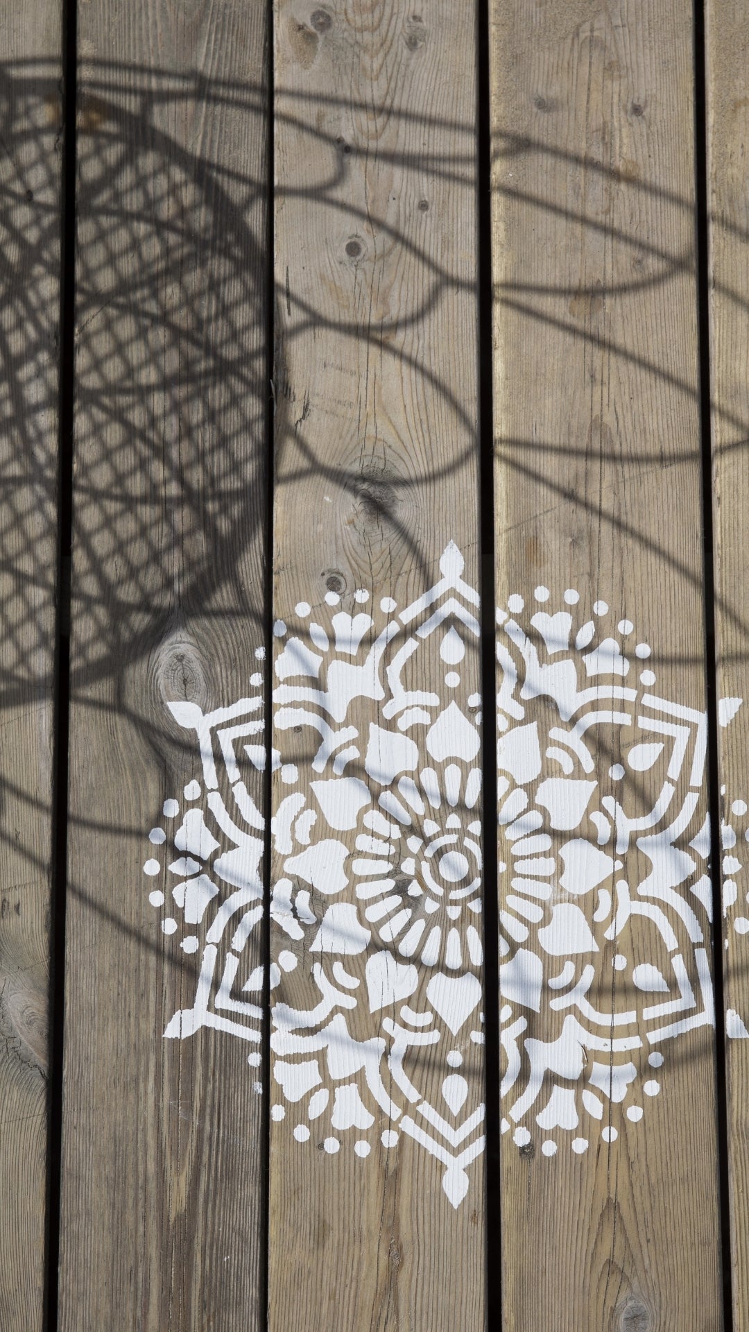 Tibet - XL Mandala Stencil - 45 cm