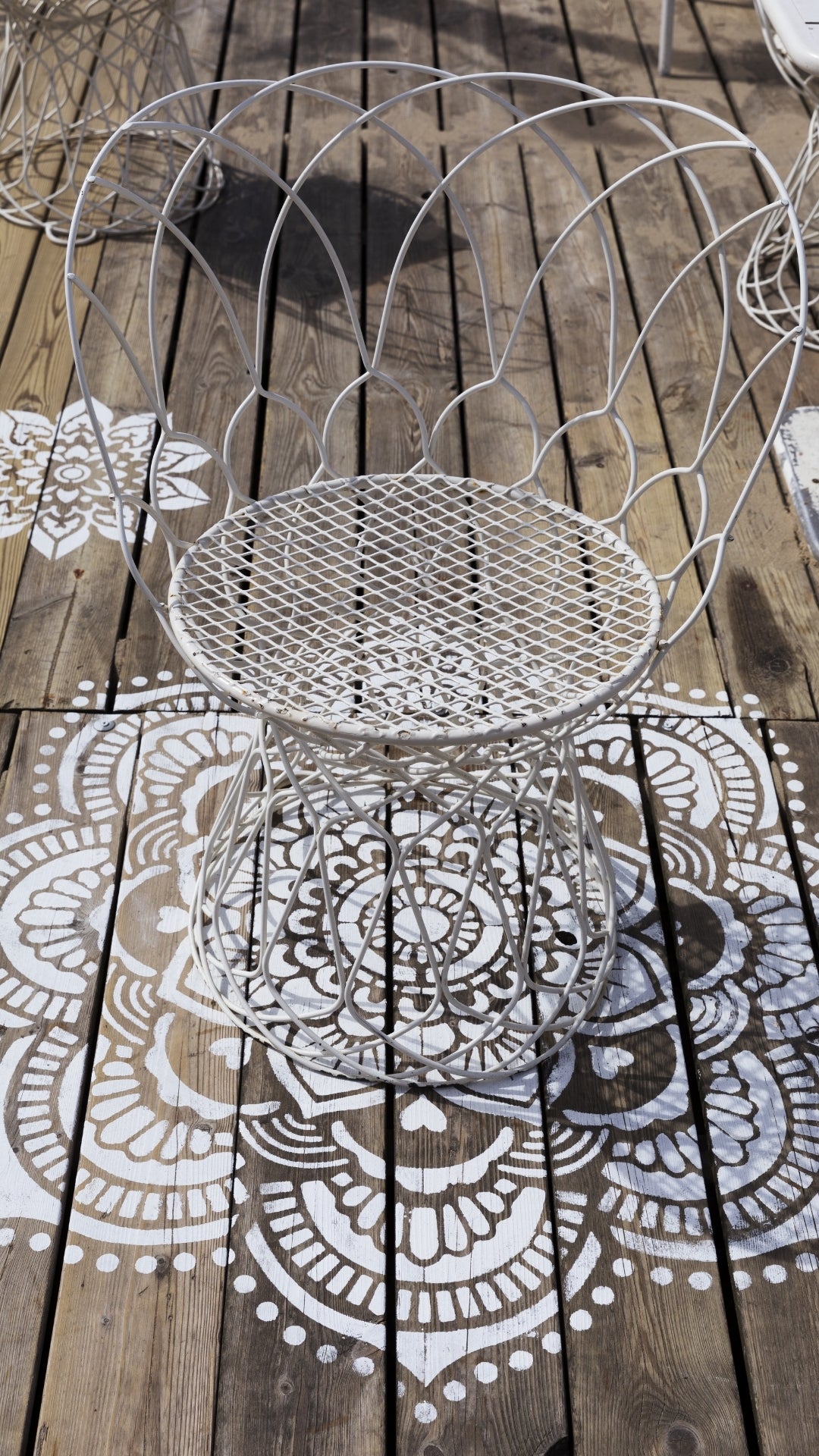 Yoga Mandala - XL Mandala Stencil - 116 cm