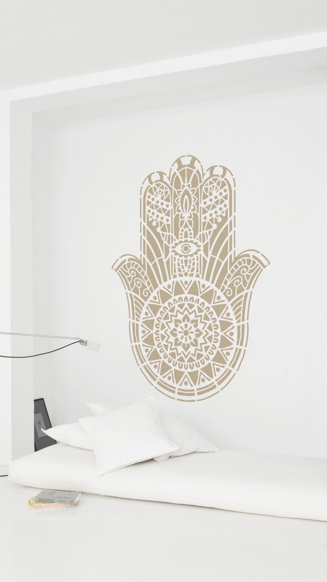 Hand of Fatima - XL Mandala Stencil - 130 x 90 cm