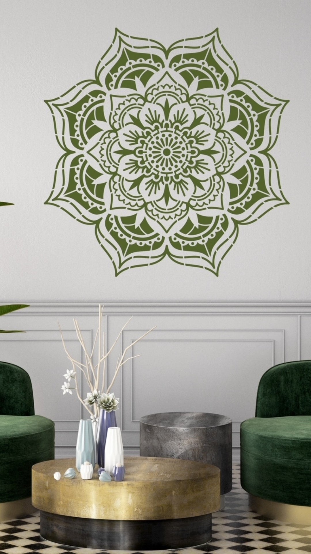 Holy Moly - XL Mandala Sjabloon - 130 cm