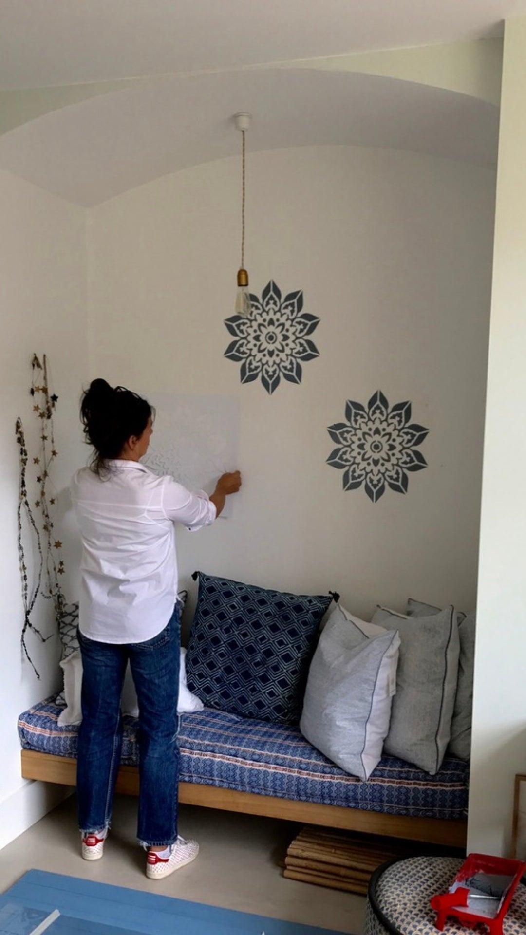 Doily Mandala - XL Mandala Stencil - 45 cm