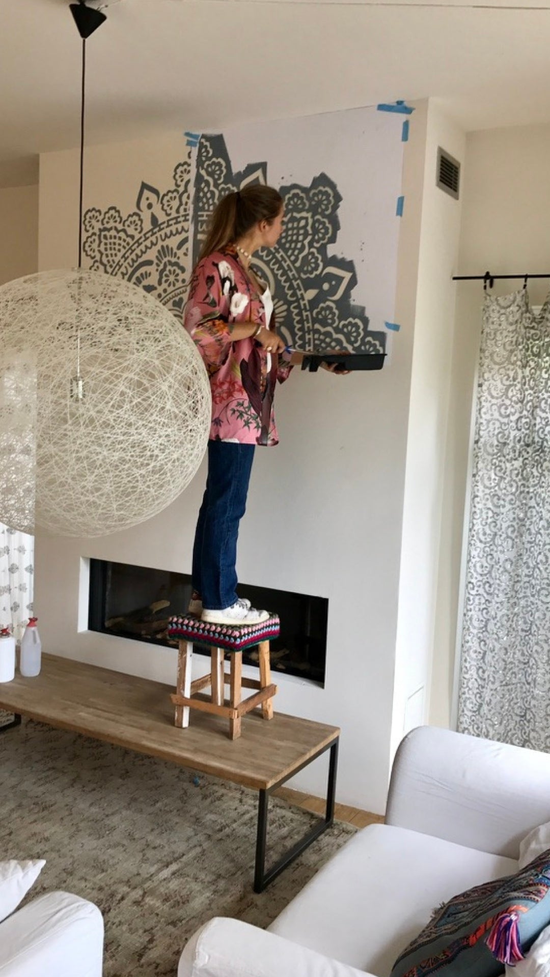Holy - XL Mandala Stencil - 184 cm