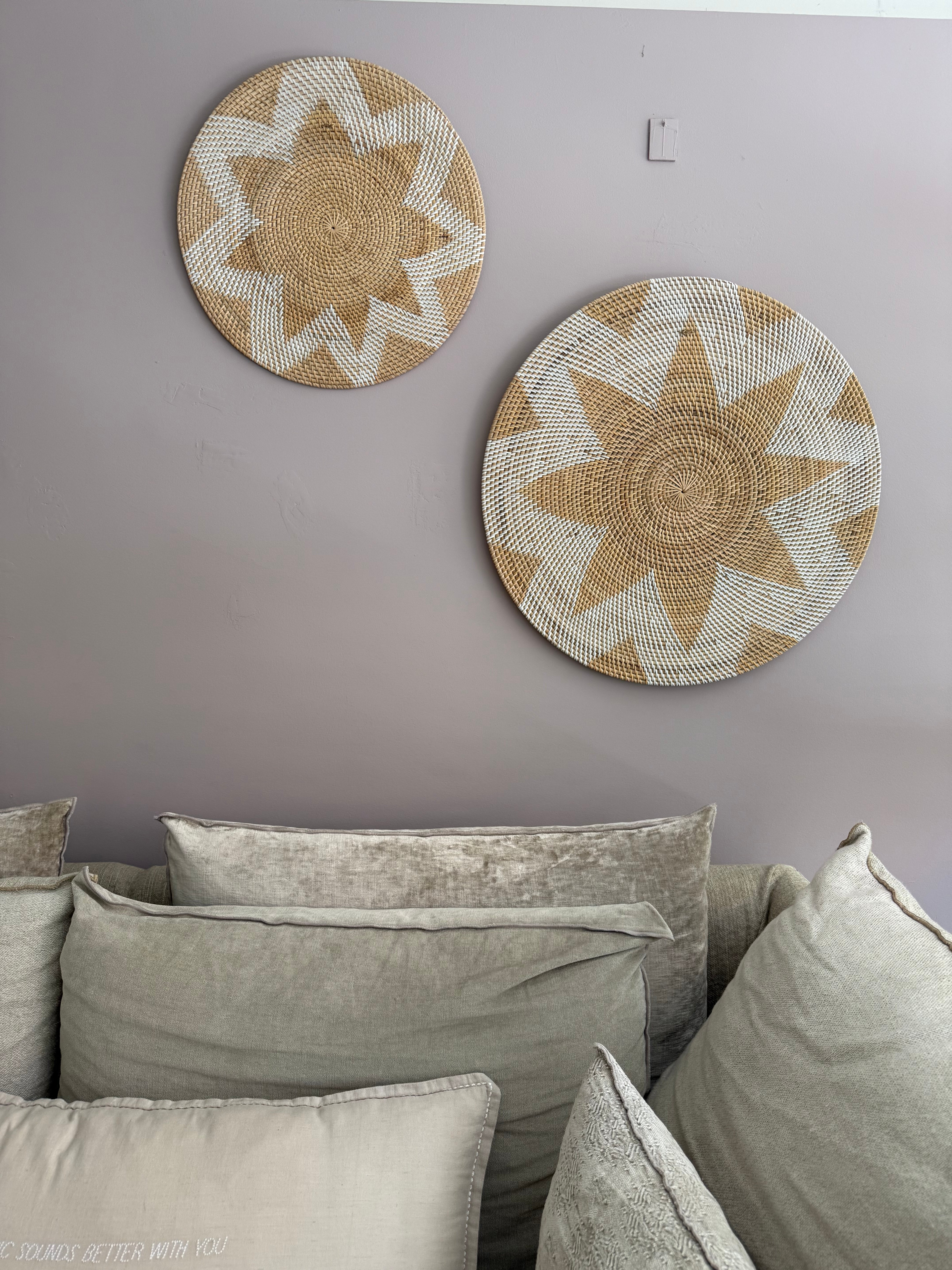 Wall Basket Set XL - 2 pieces - 70 + 50 cm
