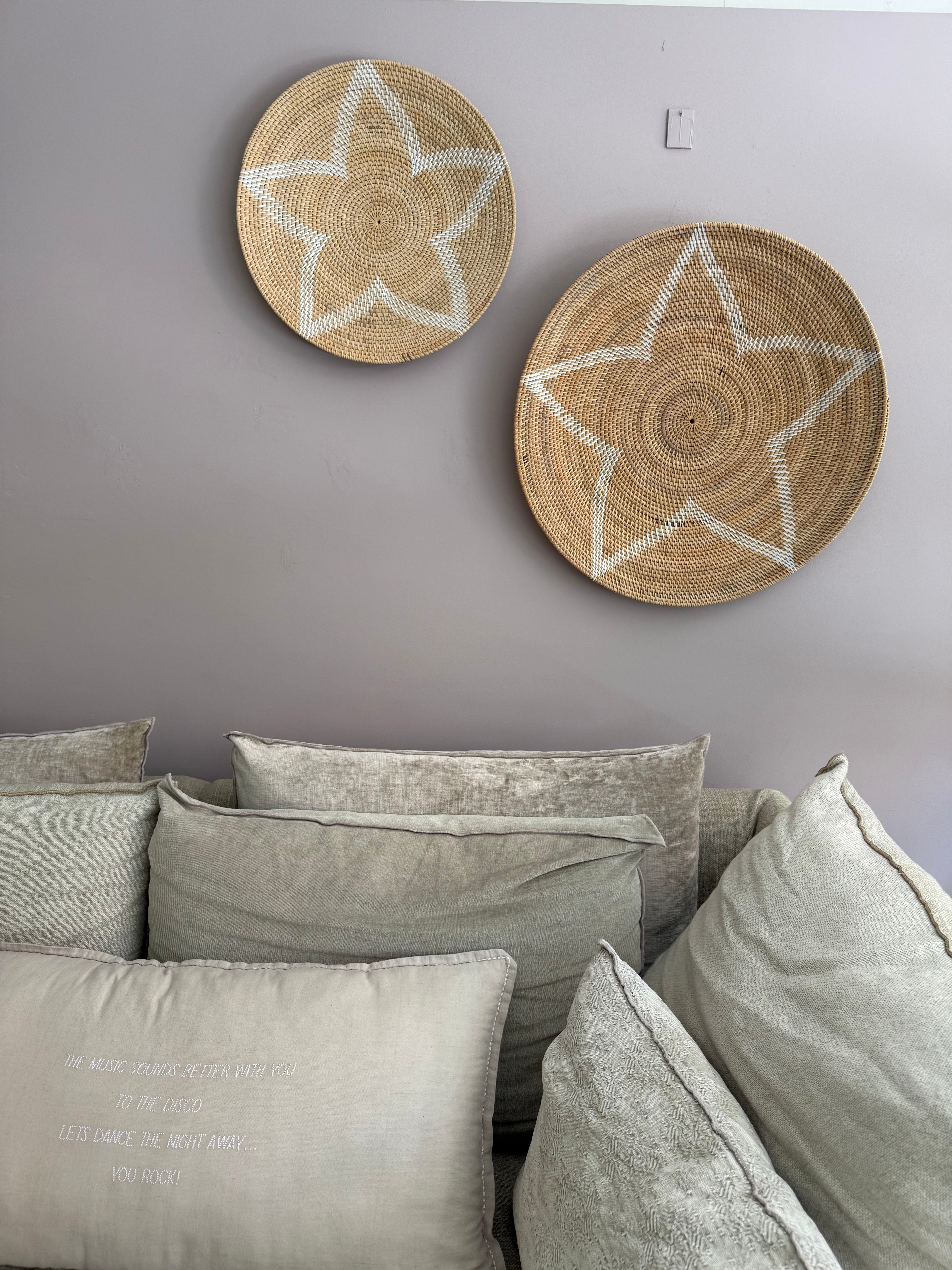 Wall Basket Set XL - 2 pieces - 70 + 50 cm