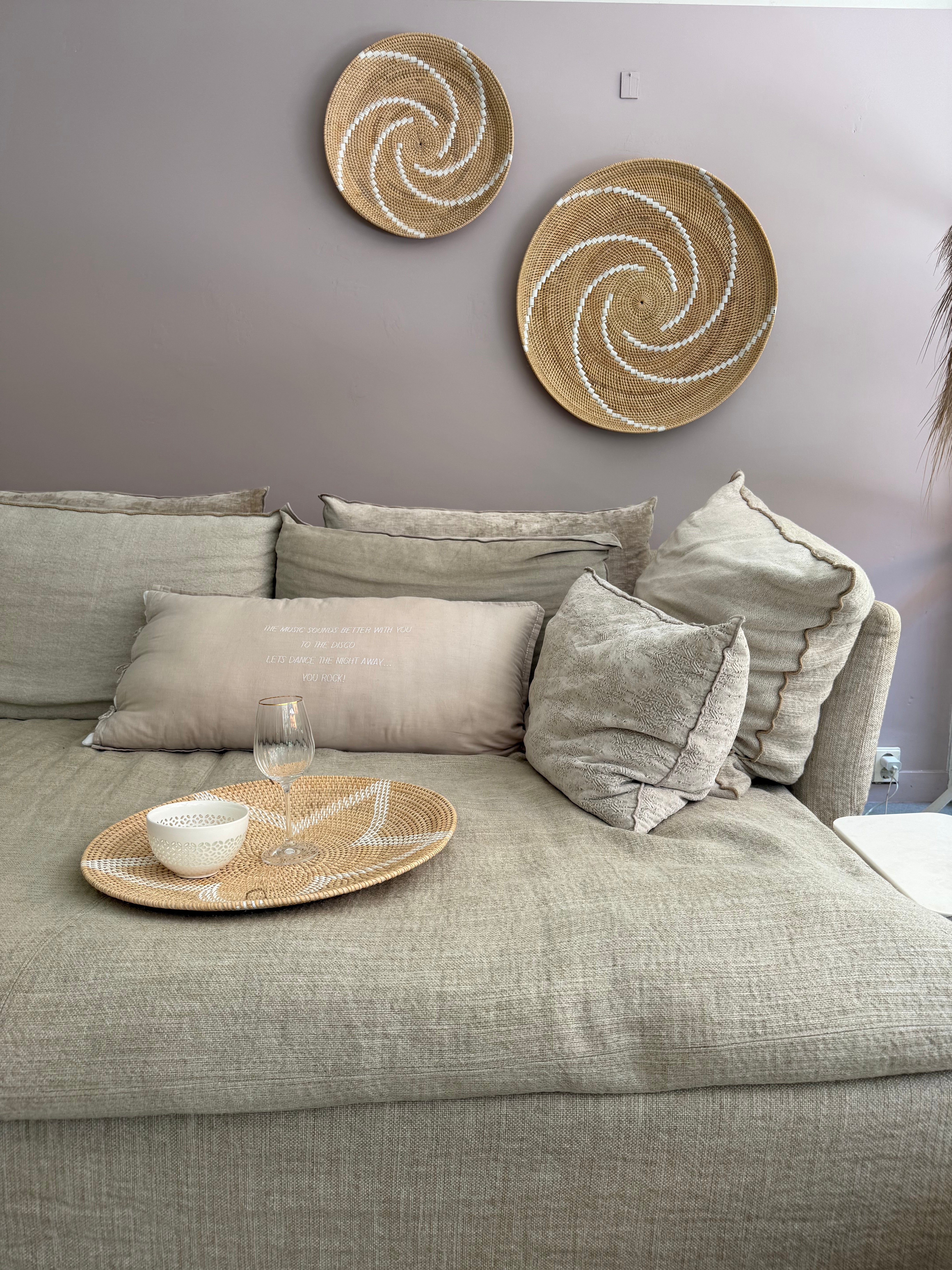 Wall Basket Set XL - 2 pieces - 70 + 50 cm
