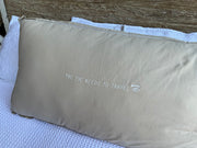 Linnen Pillow + Filling | The Eye Needs To Travel | Natural