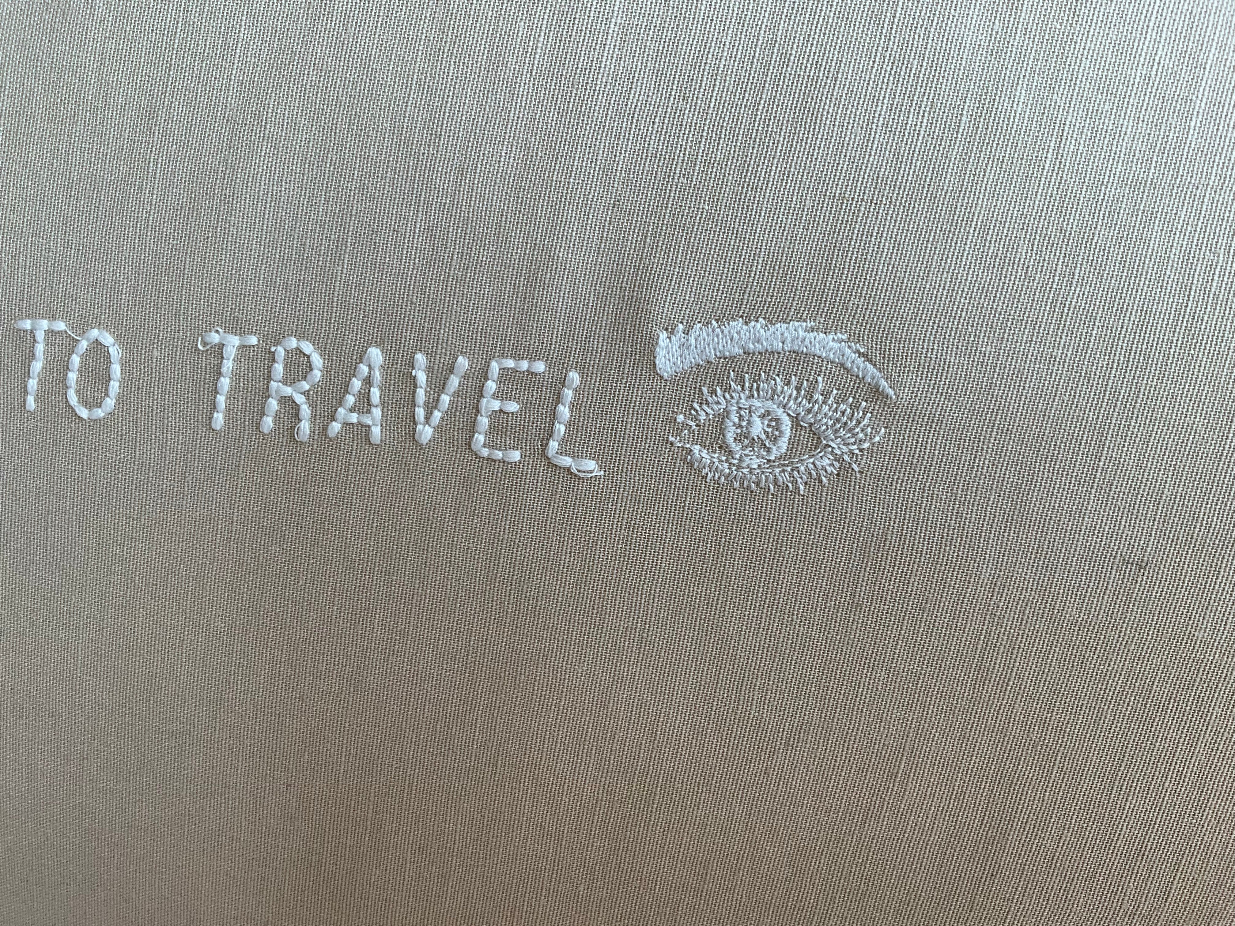 Linnen Pillow + Filling | The Eye Needs To Travel | Natural