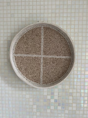Fully Beaded Fairtrade Wall Basket (45 cm) - Handcrafted Decor | Mandala Stencils
