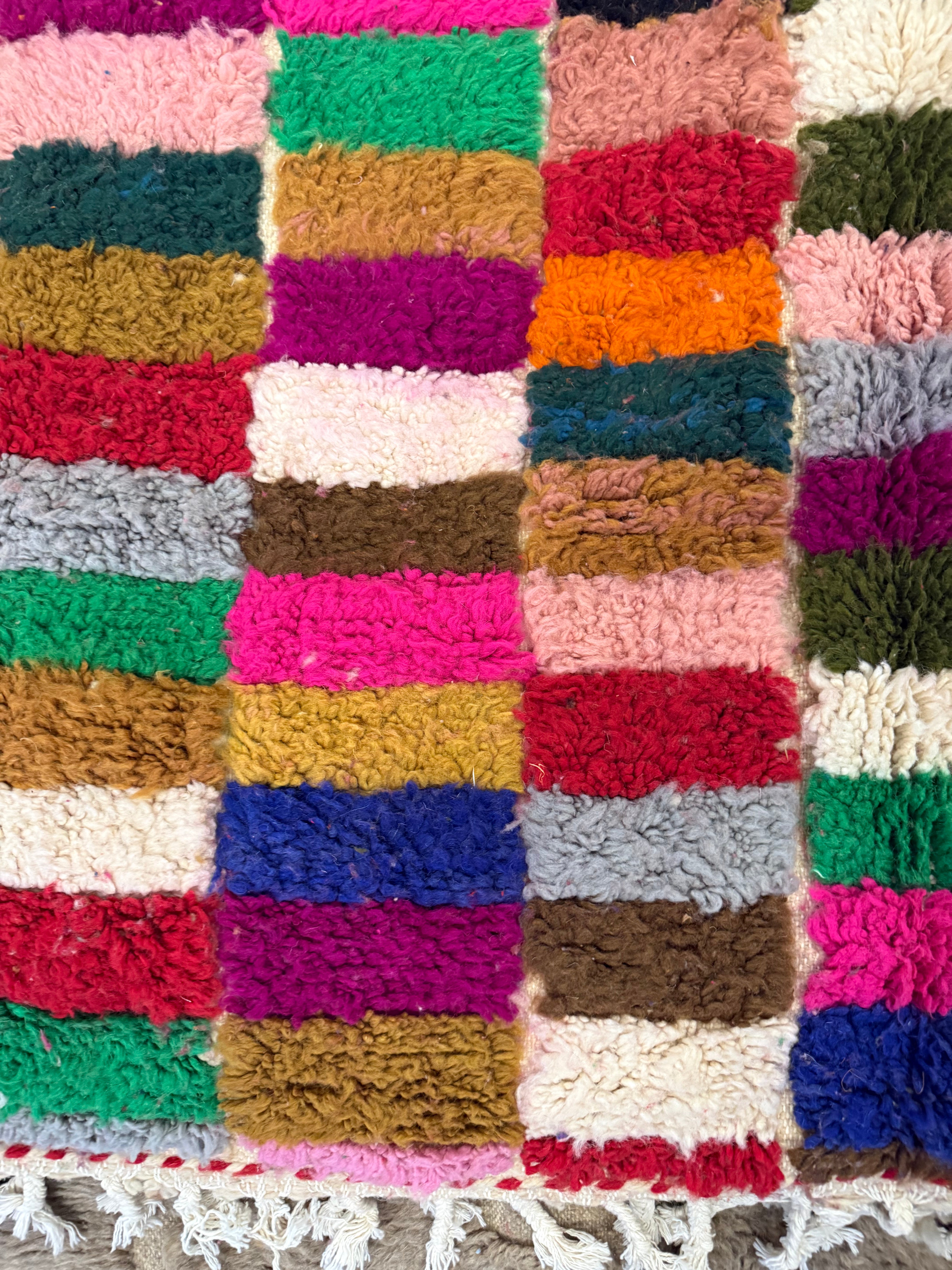 Happy multi color vibes - 100% Wol | 260  x 155 cm - er is er maar één van in de hele wereld - nieuw binnen