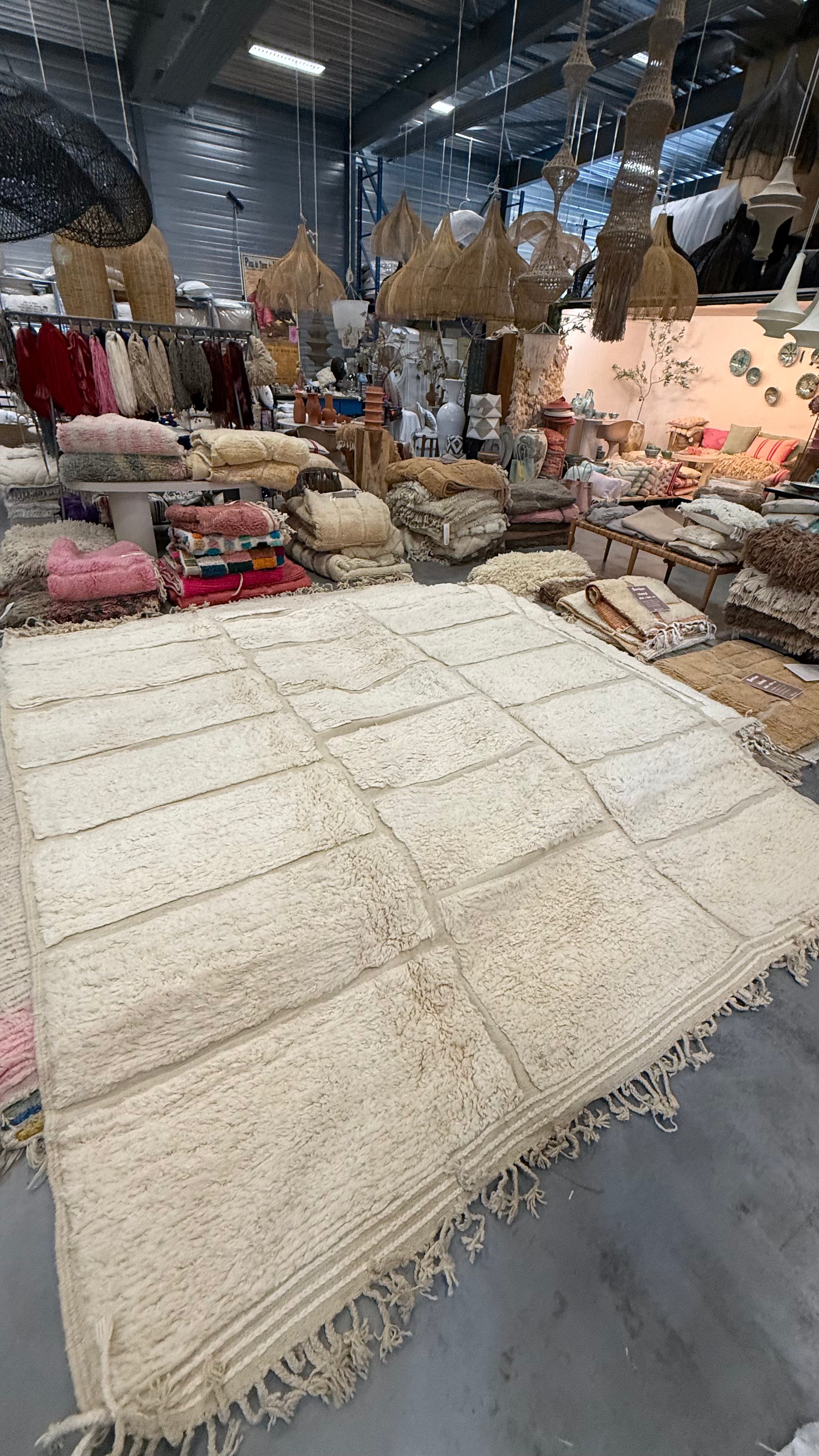 100% berber kleed -      4 x 3 meter - uniek exemplaar