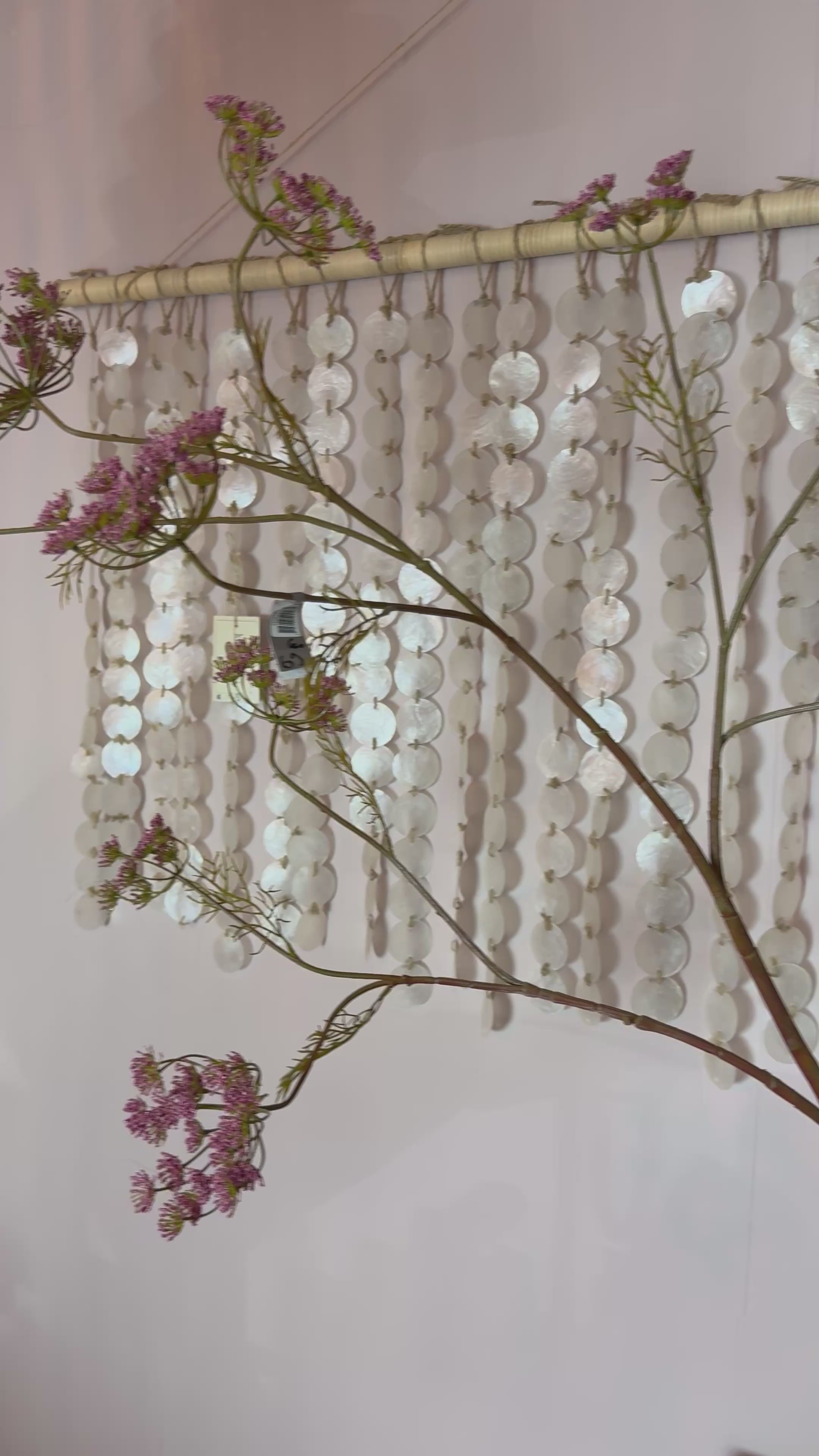 Load video: Schelpen muur decoratie; 150 cm bij 100 cm