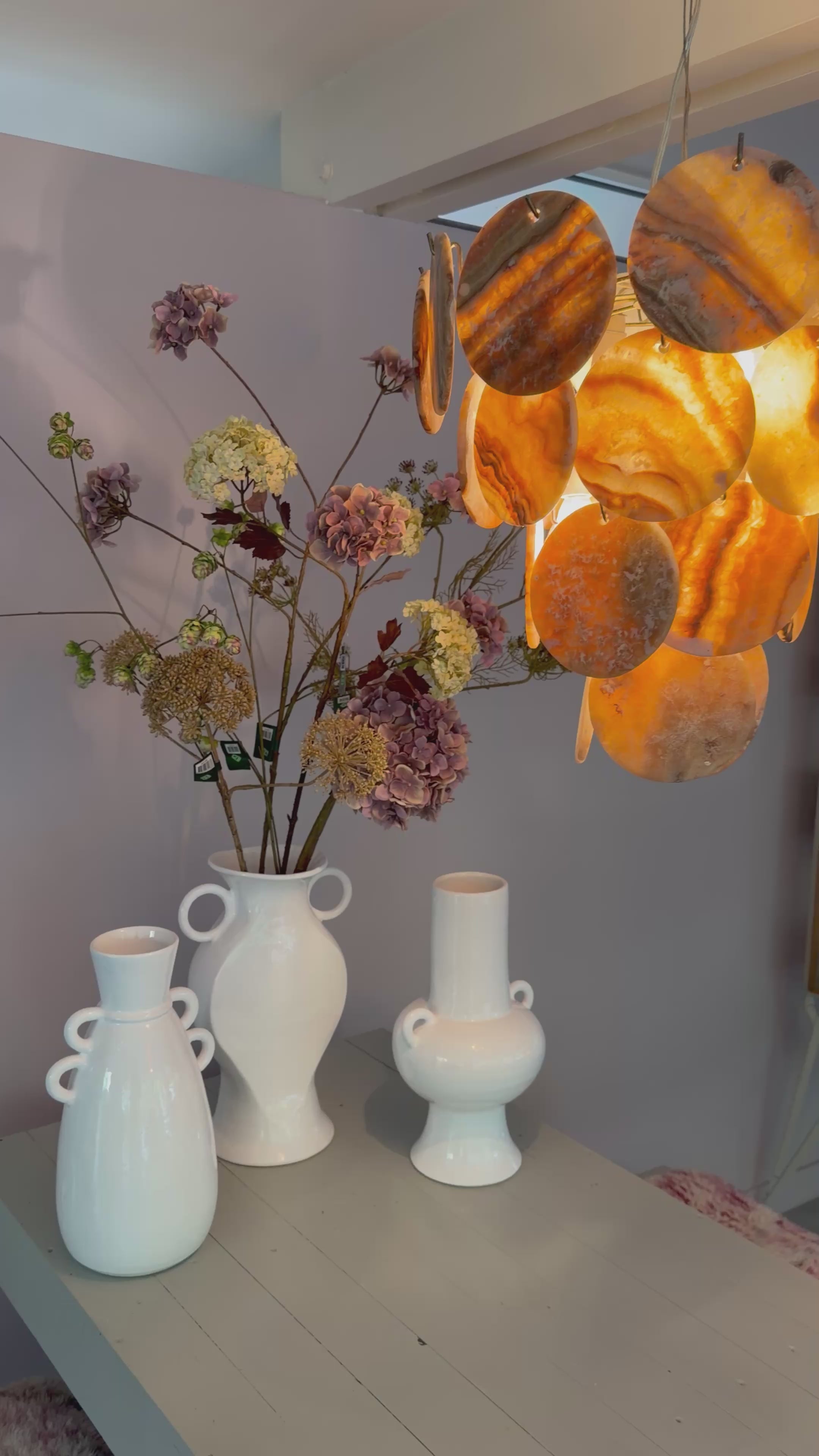 Speel de video af Boeket LUNA Nº 4 | Handgebonden Silka kunstbloemen