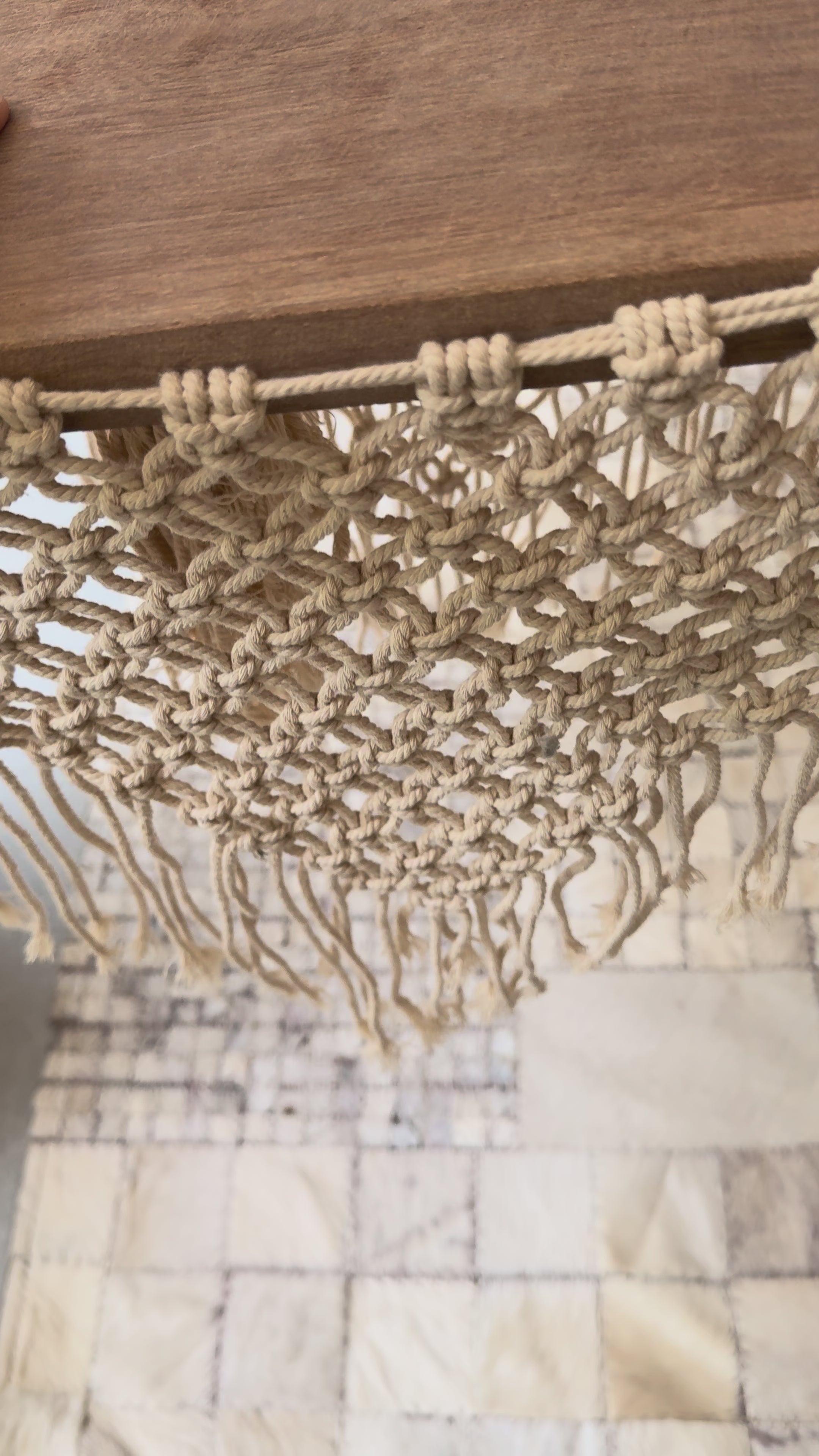 Load video: Swing with crochetwork